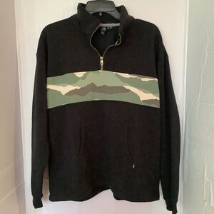 VOLCOM STONE STACKED‎ MOCK NECK HOODIE SZ LARGE NWT